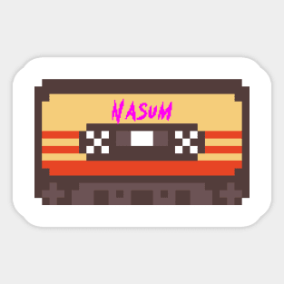 Nasum 8bit cassette Sticker